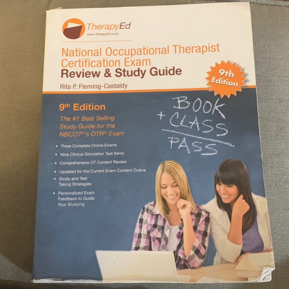 National Occupational Therapist Cert Exam Review & Study Guide. 9th edition
